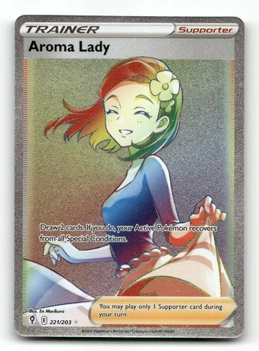Aroma Lady 221/203 - Evolving Skies - Pokemon Card NM/M