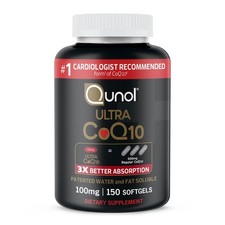 Qunol Ultra CoQ10 - 100 mg - 150 Softgels