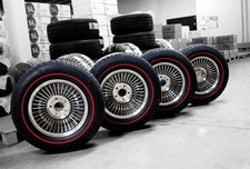 1967-1967 Chevrolet Corvette Bolt-on Wheel Set - Replica Style - Wbfg Redline R