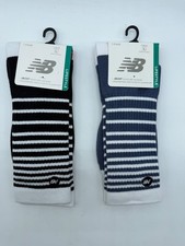 NEW ONE PAIR MENS NEW BALANCE LIFE STYLE COTTON BLEND CREW SOCKS SIZE LARGE
