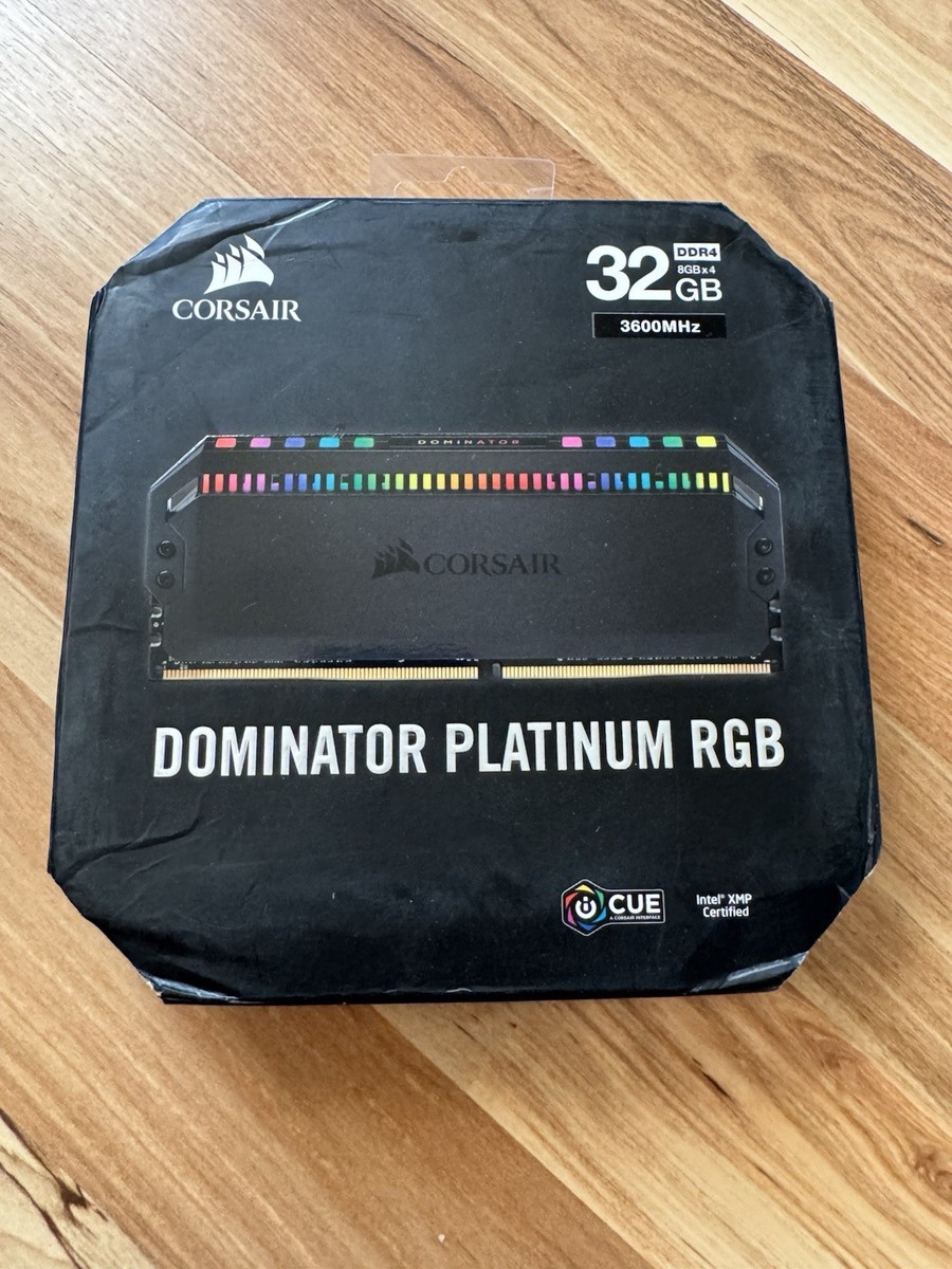 Corsair DOMINATOR 32GB 8GB×4 DDR4 Corsair Dominator Platinum RGB 32GB (4x8GB) DDR4 3200 (PC4