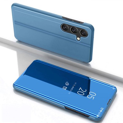 HURTEL Clear View Hülle für Samsung Galaxy S25+ mit Klappschutz, elegant