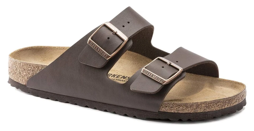 BIRKENSTOCK 0051703 ARIZONA BS Sabots Tinta Foncé Brun Double Boucle Réglable - Photo 2/4