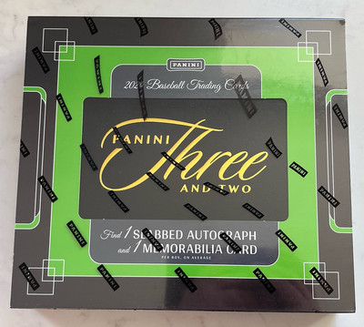 2024 Panini Three & Two Panini Baseball Hobby Box Factory Sealed Neu Deluxe Set