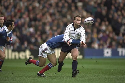 #ad #ad Rowan Shepherd of Scotland passes out under pressure 1996 Five Nat Old Photo AU $9.00