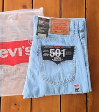 Levi's 501 Original Herren Jeans - Light Blau,Größe, W 32,34,36 L32 NEU