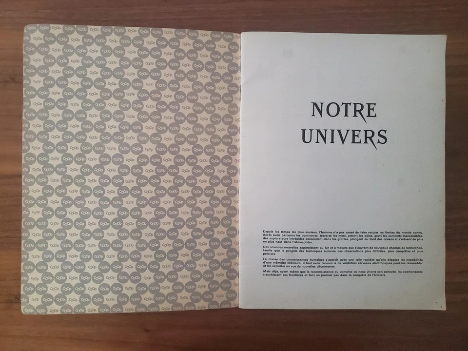 Album Chocolat COOP - Notre Univers - COMPLET - Photo 2/4