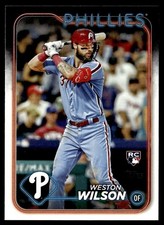 2024 Topps Weston Wilson Rookie Philadelphia Phillies #658