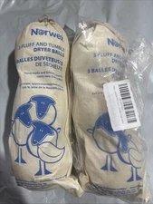 Set of 2: Norwex Fluff and Tumble Balls Set of 3 (6 Balls total)