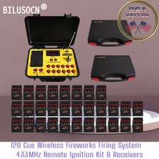 120 Channels Programmable Fireworks Firing System Wireless Sequential US Seller