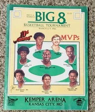 1986 Big 8 Basketball Tournament MU, KU. K-St, NE, CO, IA St, OK, Danny Manning