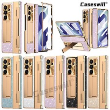 For Samsung Galaxy Z Fold 8 Ultra 7 6 5 4 3 Luxury Glitter Foldable Case Cover