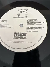 COLDCUT Stop This Crazy Thing 2 x 12" Vinyl Single PROMO Tommy Boy TB 945