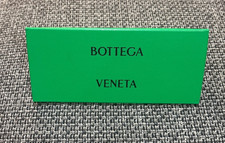 Botegga Veneta Green Leather Triangle Sunglass Case
