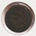 US Rare Old West 1881 Indian Head Penny Coin American Collection Shield Cent USA