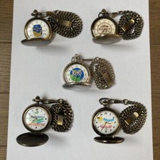 Japan Railway Hokkaido Pocket Watch 5pcs set Pocket Watch Pocket Watch Pocket