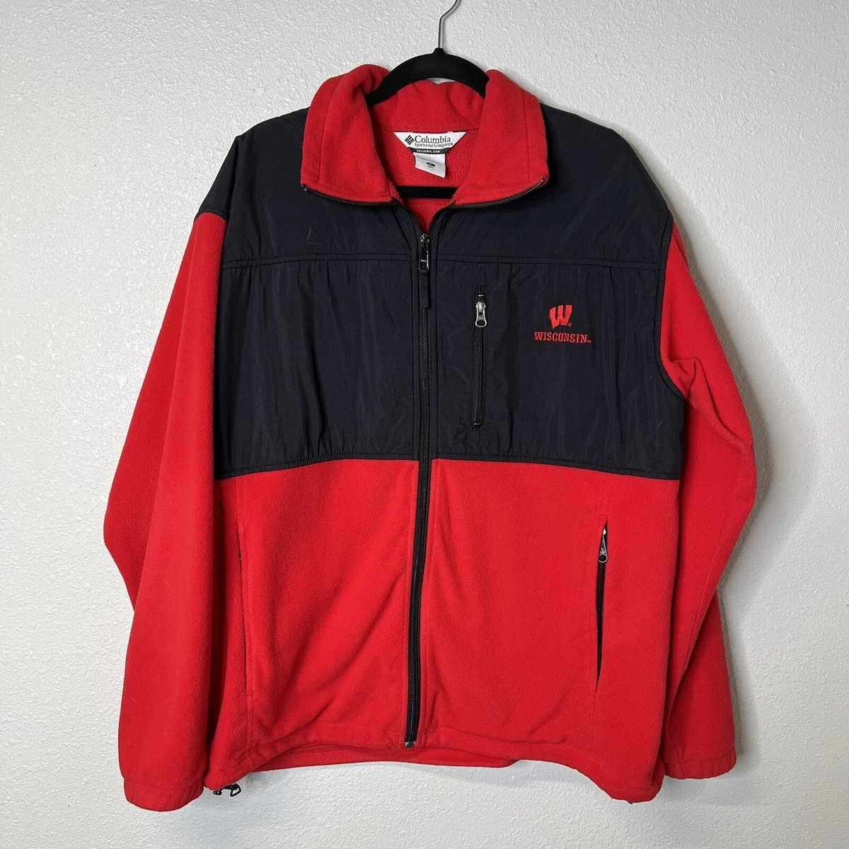 Columbia wisconsin badgers jacket cheap