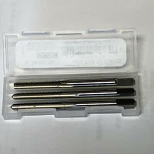 M4 X .70 D4 4 FLUTE HIGH SPEED STEEL 3 PIECE TAP SET MADE IN USA