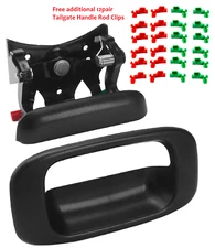 New Black Tailgate Handle With Bezel Set For 99-07 Silverado Sierra GM1915105