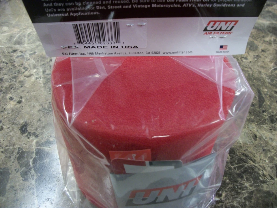 Filtro de ar Kawasaki KDX 250 400 KLT 160 185 200 250 KLF185 KLF300 UNI NU-2333 ST - Imagem 4 de 4