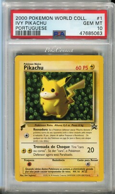 ワールドピカチュウ　プロモ　ポルトガル　ポケモンカード　psa10 ピカチュウ PSA10 ポケモンカードゲーム プロモ ワールド
