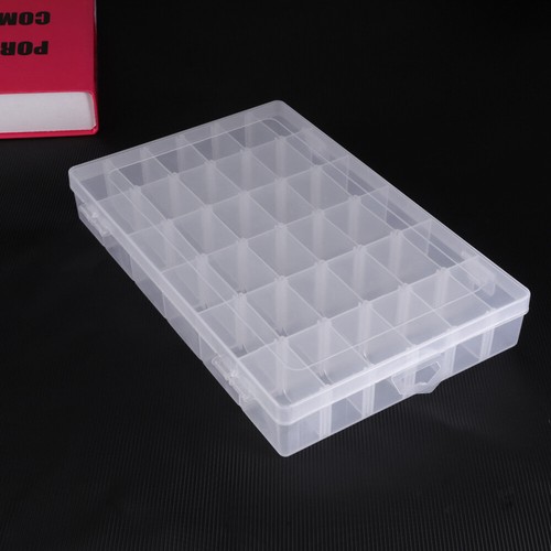 Storage Box Organizer Container Removable Light Bins Jewelry Beads Tool Boxes - Imagen 1 de 12