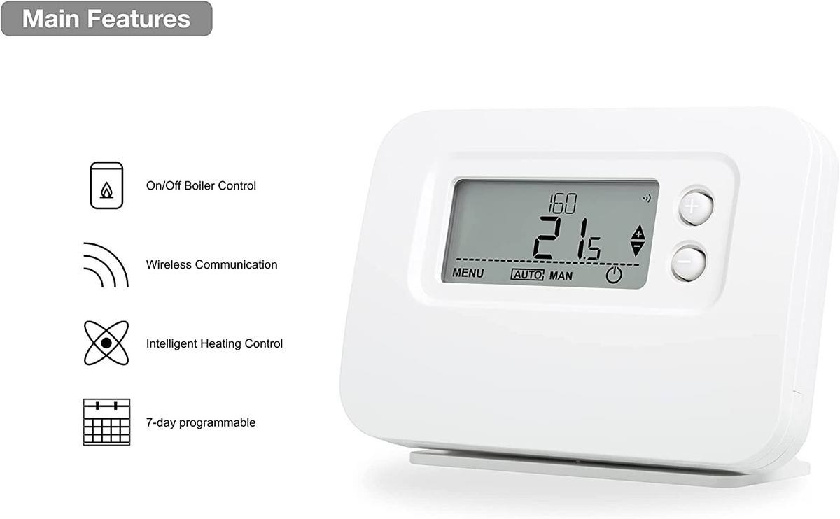 Honeywell Pro CM927 CM921 CM727 CM721 Wireless Room Thermostat u0026 Receiver  Kit 5059085001735 | eBay