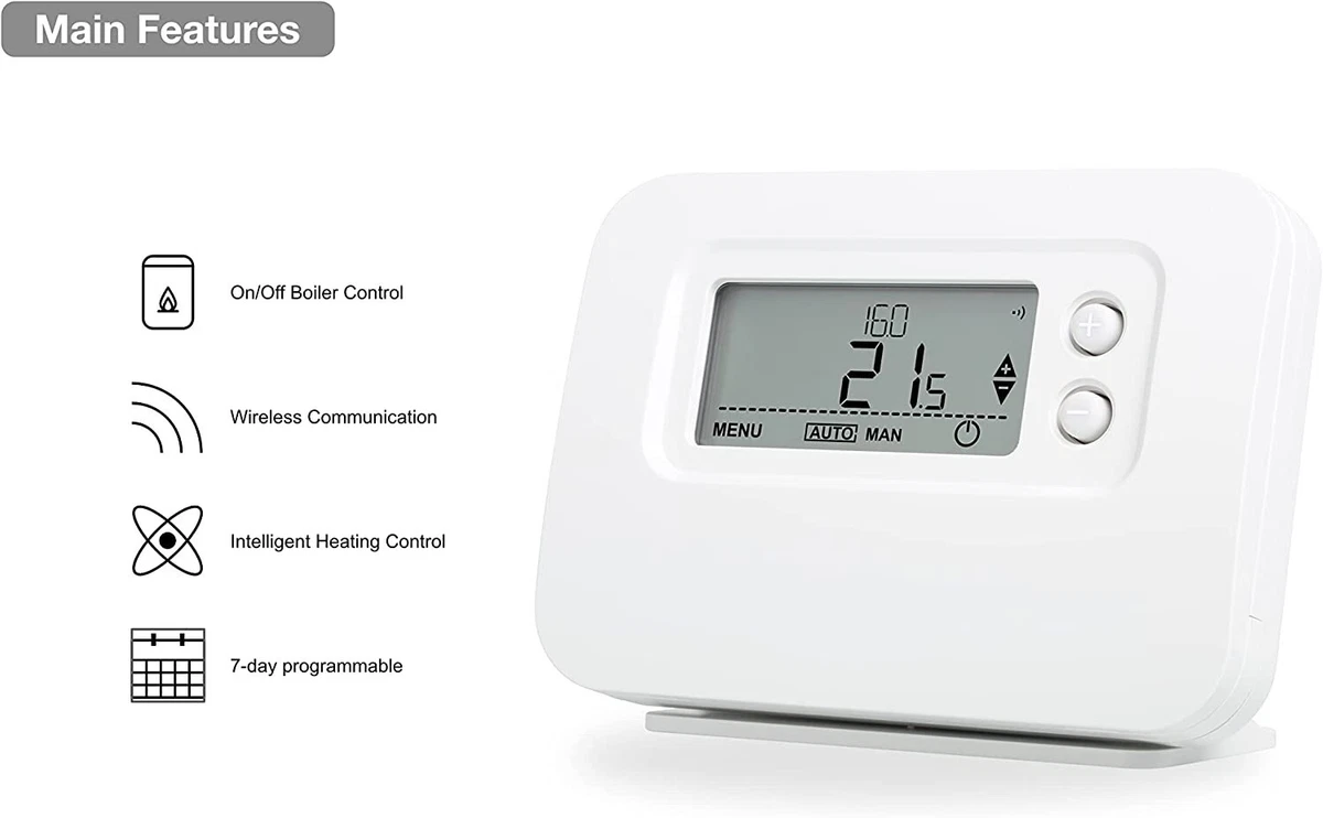 Honeywell Pro CM927 CM921 CM727 CM721 Wireless Room Thermostat u0026amp;  Receiver Kit | eBay