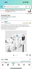 6/12 Magnetic Winder Clip Cord Organizer Lead Management Charger Cable Holder