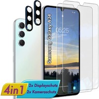 FüR Samsung A34 Display & Kamera Schutzglas Panzerfolie Linsen Glas Schutz Folie