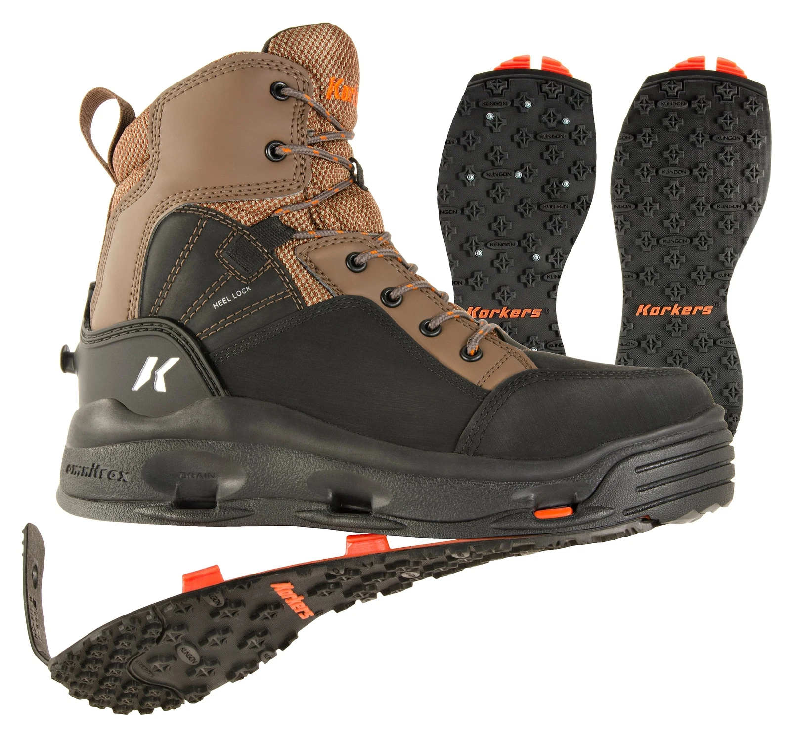 Korkers Buckskin Wading Boots - Mens 6