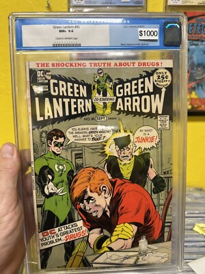 Green Lantern #85 CGC 9.6 Drug Issue Neal Adams! Green Arrow Old