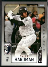 2025 Somerset Patriots Tyler Hardman RC Rookie NY Yankees Minor League