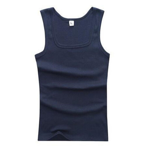 Herren T-Shirt Freizeit Tank Top gerippt Untershirt Bodybuilding ärmellose Weste - Bild 14 von 24