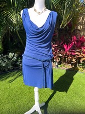 Gucci Cruise Collection Blue Dress with rope belt