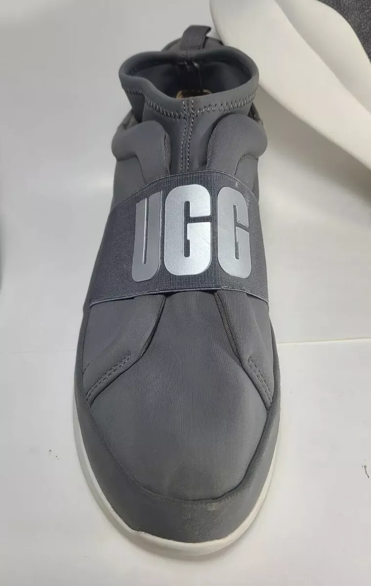 Silver ugg trainers top