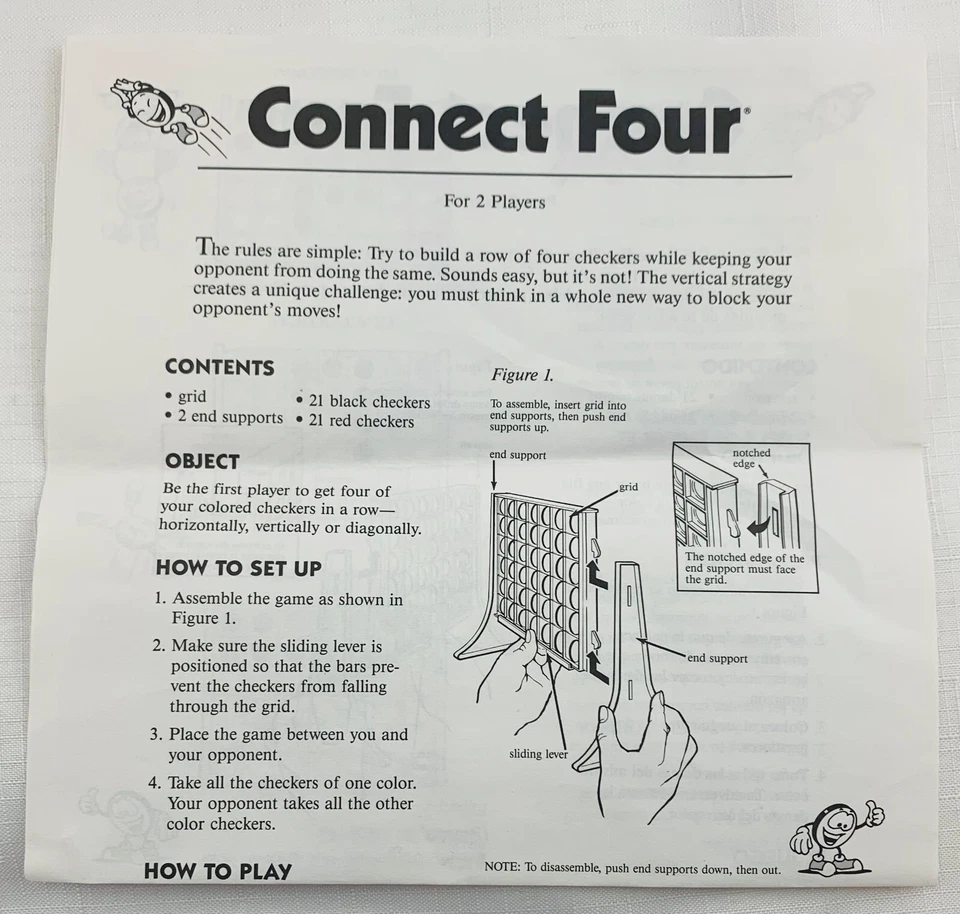 1986 Connect Four Game by Milton Bradley Complete in Great Condition FREE SHIP - Image 2 of 4