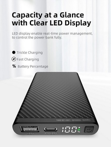 Powerbank Klarus K5 - 10 000 mAh Ultraléger Fibre de Carbone - 第 9/15 張圖片