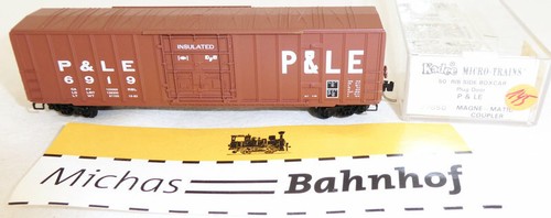 P&LE 6919 50' Rib Box Car Plug Door Micro Trains Line 27050 N 1:160 J145 å | Zustand: Gebraucht