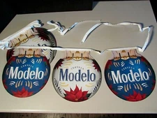 🔥 17' Modelo Cerveza Christmas Ornament Beer String Banner Sign bar decoration