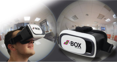 Jamara J-Box VR-Brille #423156 Virtual-Reality-Brille 3D für Smartphones bis 6''