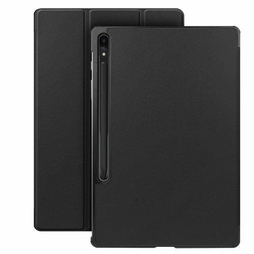 For Samsung Galaxy Tab S7 FE/S8+/S7+ Case Magnetic Leather Kickstand Smart Cover - Picture 3 of 17