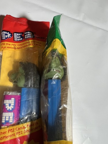 2 PEZ MR UGLY dispenser NO FEET BLUE STEM AUSTRIA SEALED Red GREEN BAG Grape - Picture 7 of 8
