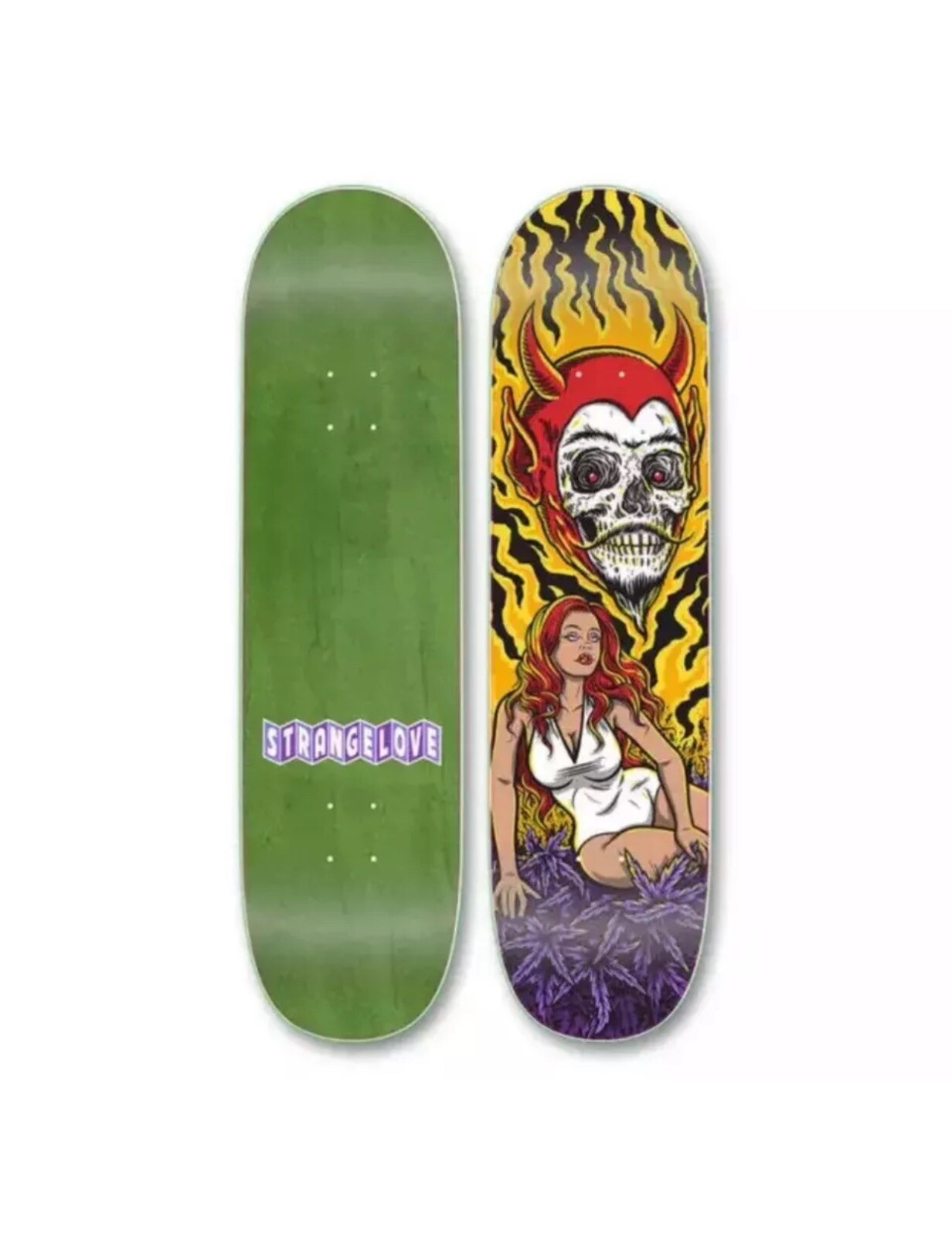 Strangelove Skateboard Deck 420 Indica Princess 8.5-image