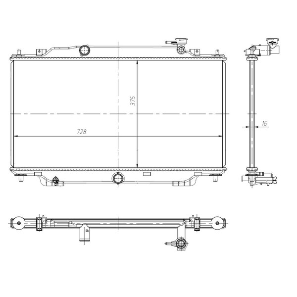 KüHler WasserküHler MotorküHler Aluminium FüR Mazda 3 BM BN-image