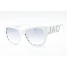Marc Jacobs Women's Sunglasses White Grey Cat Eye Full Rim MARC 695/S 0HYM IC