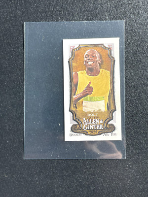 2024 Topps Allen & Ginter Usain Bolt A & G Back Mini