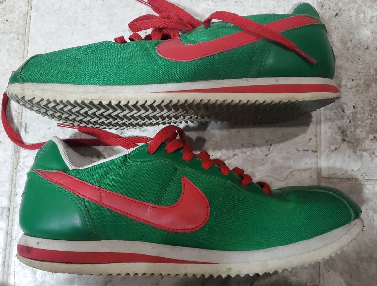 ULTRA RARE 2005 NIKE CORTEZ MEXICO GREEN/RED SHOES MEN'S ULTRA RARE 2005 NIKE CORTEZ MEXICO GREEN/RED SHOES MEN'S