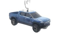 Christmas Ornament for Rivian R1T Truck Blue