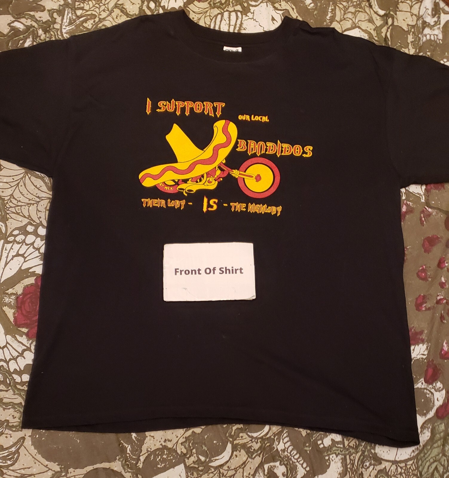 Support Your Local Bandidos SYLB Motorcycle Support Club T Shirt XL eBay